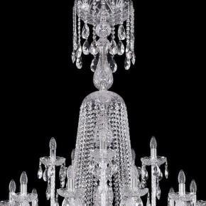 Подвесная люстра Bohemia Ivele Crystal 1402 1402/20+10+5/530/XL-165/Ni в Качканаре - kachkanar.mebel24.online | фото 4