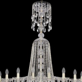 Подвесная люстра Bohemia Ivele Crystal 1402 1402/20/400/XL-140/G в Качканаре - kachkanar.mebel24.online | фото 4