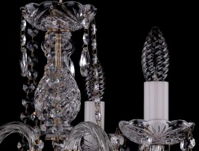 Подвесная люстра Bohemia Ivele Crystal 1402 1402/3/141/Pa в Качканаре - kachkanar.mebel24.online | фото 3