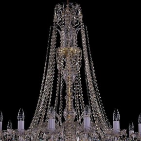 Подвесная люстра Bohemia Ivele Crystal 1411 1411/16/400/XL-115/G в Качканаре - kachkanar.mebel24.online | фото 4