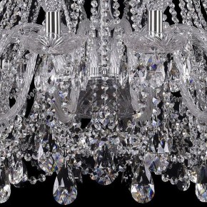 Подвесная люстра Bohemia Ivele Crystal 1411 1411/18/400/h-113/Ni в Качканаре - kachkanar.mebel24.online | фото 3