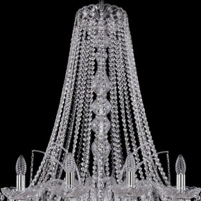 Подвесная люстра Bohemia Ivele Crystal 1411 1411/18/400/h-113/Ni в Качканаре - kachkanar.mebel24.online | фото 4