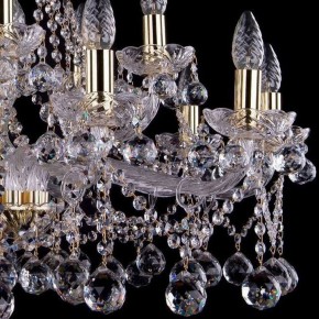 Подвесная люстра Bohemia Ivele Crystal 1413 1413/10+5/300/G/Balls в Качканаре - kachkanar.mebel24.online | фото 3
