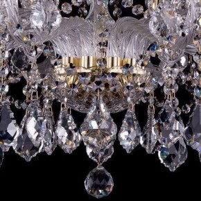 Подвесная люстра Bohemia Ivele Crystal 1413 1413/10+5/300/G/Leafs в Качканаре - kachkanar.mebel24.online | фото 3