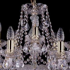 Подвесная люстра Bohemia Ivele Crystal 1413 1413/10+5/300/G/Leafs в Качканаре - kachkanar.mebel24.online | фото 4