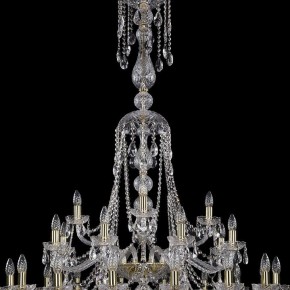 Подвесная люстра Bohemia Ivele Crystal 1415 1415/16+8+4/400/XL-185/2d/G в Качканаре - kachkanar.mebel24.online | фото 4