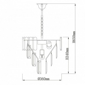 Подвесная люстра De City Бриз 35 111014205 в Качканаре - kachkanar.mebel24.online | фото 8