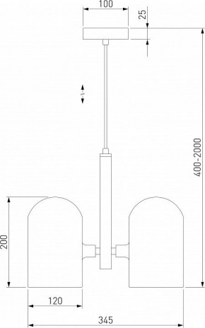 Подвесная люстра Eurosvet Bambola 50357/3 латунь в Качканаре - kachkanar.mebel24.online | фото 4