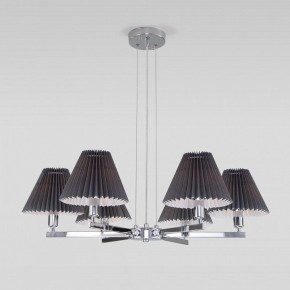Подвесная люстра Eurosvet Peony 60136/6 хром/графит в Качканаре - kachkanar.mebel24.online | фото 2