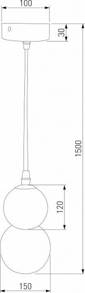 Подвесная люстра Eurosvet Polar 50251/1 LED белый в Качканаре - kachkanar.mebel24.online | фото 3