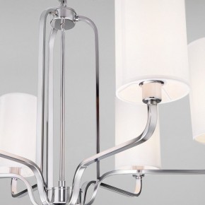 Подвесная люстра Eurosvet Purezza 60128/6 хром в Качканаре - kachkanar.mebel24.online | фото 5
