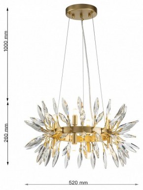 Подвесная люстра Favourite Rays 4058-8P в Качканаре - kachkanar.mebel24.online | фото 6