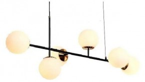 Подвесная люстра iLamp Golden 9136P/6 BK-WH в Качканаре - kachkanar.mebel24.online | фото