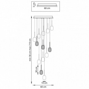 Подвесная люстра Lightstar Acrile 738131 в Качканаре - kachkanar.mebel24.online | фото 7