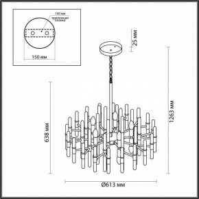 Подвесная люстра Odeon Light Stika 4988/10 в Качканаре - kachkanar.mebel24.online | фото 7