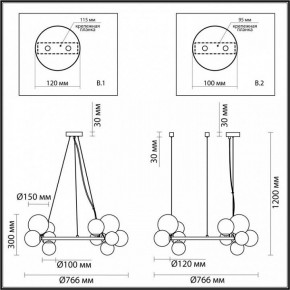 Подвесная люстра Odeon Light Tovi 4818/14 в Качканаре - kachkanar.mebel24.online | фото 6