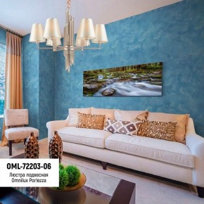 Подвесная люстра Omnilux Porlezza OML-72203-06 в Качканаре - kachkanar.mebel24.online | фото 8