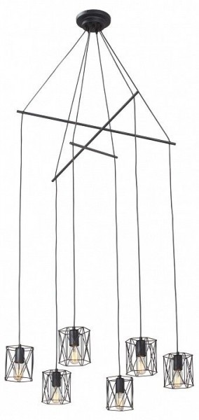 Подвесная люстра Vitaluce V3028 V3028-1/6S в Качканаре - kachkanar.mebel24.online | фото