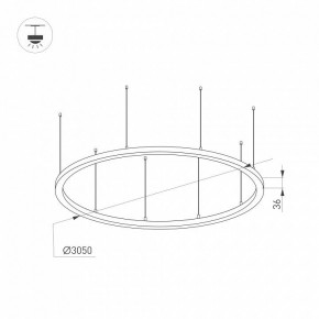 Подвесной светильник Arlight ARC 034078(1) в Качканаре - kachkanar.mebel24.online | фото 2