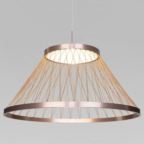 Подвесной светильник Eurosvet Cesta 40017/1 LED коричневый в Качканаре - kachkanar.mebel24.online | фото