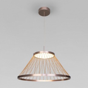Подвесной светильник Eurosvet Cesta 40017/1 LED коричневый в Качканаре - kachkanar.mebel24.online | фото 2