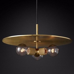 Подвесной светильник Imperiumloft Rh Utilitaire Disk Triple Pendant 40.2339 в Качканаре - kachkanar.mebel24.online | фото