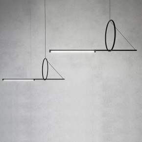 Подвесной светильник Imperiumloft Suspension Cercle Et Trait – Graphite Satine 40.1282-0 в Качканаре - kachkanar.mebel24.online | фото 4