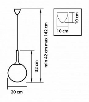 Подвесной светильник Lightstar Globo 813021 в Качканаре - kachkanar.mebel24.online | фото 3