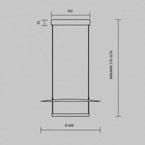 Подвесной светильник Maytoni Ambience MOD280PL-L30B3K1 в Качканаре - kachkanar.mebel24.online | фото 4