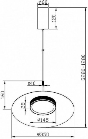 Подвесной светильник Maytoni Halo MOD041PL-L15B3K1 в Качканаре - kachkanar.mebel24.online | фото 5