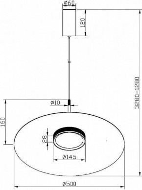 Подвесной светильник Maytoni Halo MOD041PL-L15W3K1 в Качканаре - kachkanar.mebel24.online | фото 4