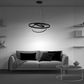 Подвесной светильник Maytoni Halo MOD058PL-L100BK в Качканаре - kachkanar.mebel24.online | фото 5
