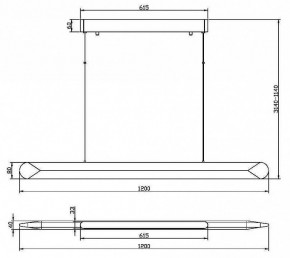 Подвесной светильник Maytoni Motion MOD276PL-L40B3K в Качканаре - kachkanar.mebel24.online | фото 3