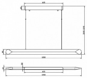 Подвесной светильник Maytoni Motion MOD276PL-L40W3K в Качканаре - kachkanar.mebel24.online | фото 4