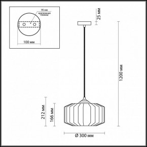 Подвесной светильник Odeon Light Binga 4746/1 в Качканаре - kachkanar.mebel24.online | фото 6