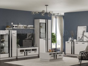 МАГНОЛИЯ Полка (Белый глянец/Белый) в Качканаре - kachkanar.mebel24.online | фото 2