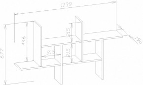 Полка навесная ПК-6 в Качканаре - kachkanar.mebel24.online | фото 4