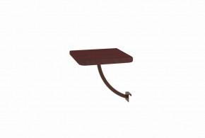 Полка прикроватная квадратная (МилСон) в Качканаре - kachkanar.mebel24.online | фото 7