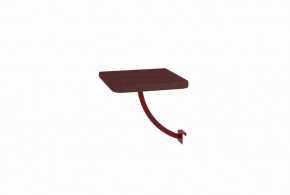 Полка прикроватная квадратная (МилСон) в Качканаре - kachkanar.mebel24.online | фото 8