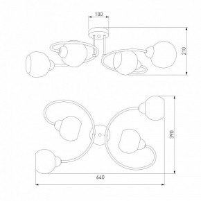 Потолочная люстра Eurosvet Tulia 30136/4 хром в Качканаре - kachkanar.mebel24.online | фото 3