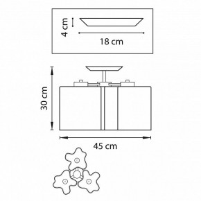 Потолочная люстра Lightstar Nubi 802037 в Качканаре - kachkanar.mebel24.online | фото 2