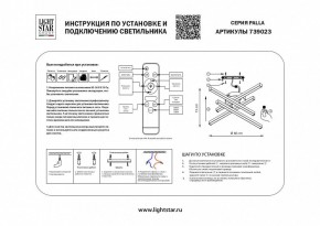 Потолочная люстра Lightstar Palla 739023 в Качканаре - kachkanar.mebel24.online | фото 2