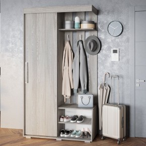 Прихожая Зара ПР-01 (ясень белый) в Качканаре - kachkanar.mebel24.online | фото 3