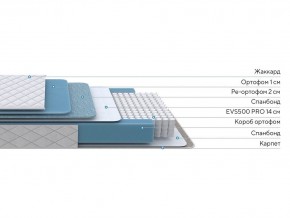 PROxSON Матрас FIRST 500 Flat M (Ткань Синтетический жаккард) 120x200 в Качканаре - kachkanar.mebel24.online | фото 2