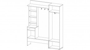 САБРИНА Прихожая в Качканаре - kachkanar.mebel24.online | фото 3