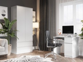 Шкаф 2-ств. с 2 ящиками "Бьянко" в Качканаре - kachkanar.mebel24.online | фото 4