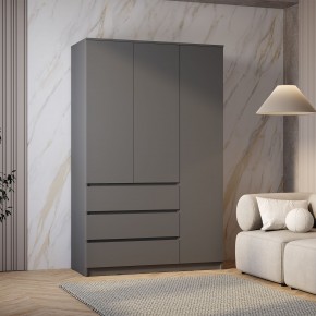 Шкаф 3-х створчатый Симпл ШК-08 (графит) в Качканаре - kachkanar.mebel24.online | фото 3