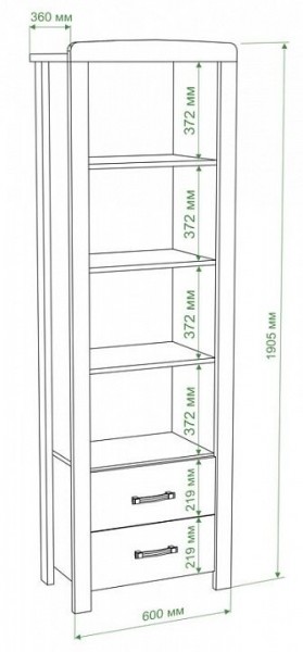 Шкаф для белья Бартоло ВТД-ГФ в Качканаре - kachkanar.mebel24.online | фото 2