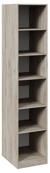 Шкаф для белья Эмбер СМ-348.07.002 L в Качканаре - kachkanar.mebel24.online | фото 2
