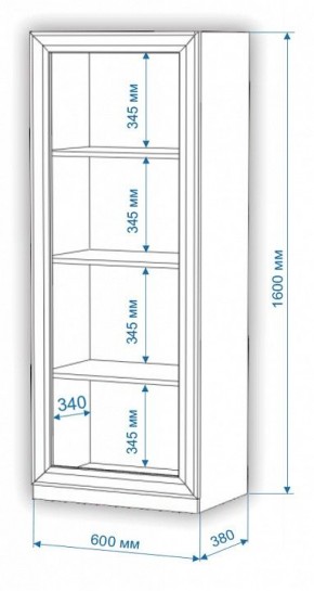 Шкаф для белья Нобиле ВтН-ФГД в Качканаре - kachkanar.mebel24.online | фото 2